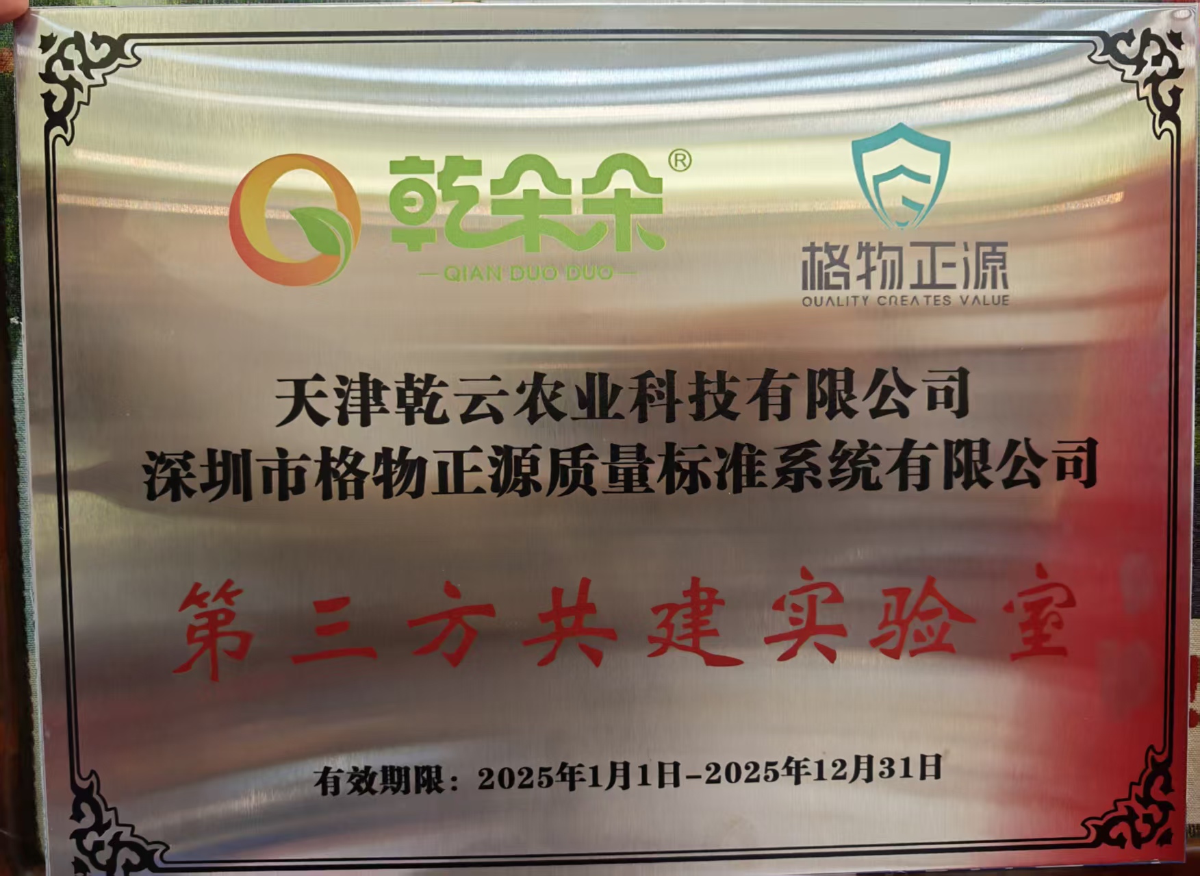 乾朵朵引领有机小番茄新高度 携手共建食品安全“皇后”实验室